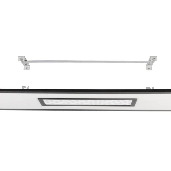 Eglo 900573 BORDONARA LED Deckenleuchte 35W 1195x295mm Schwarz Weiss Fernbedienung RGB steuerbare Lichtfarbe dimmbar