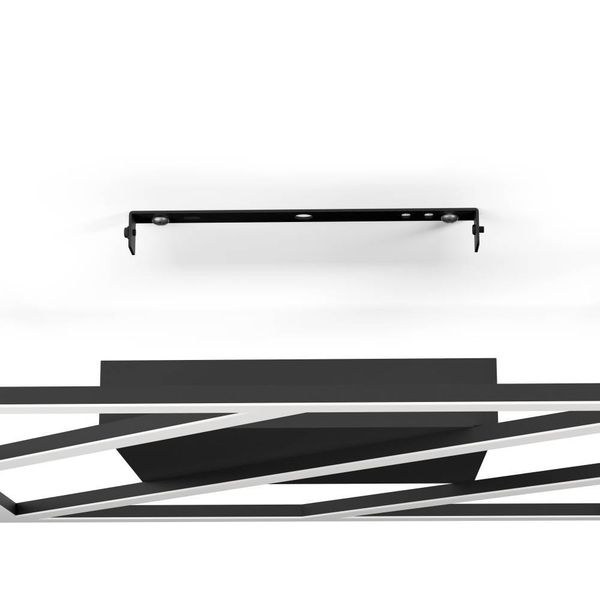 Eglo 900596 ULISANO LED Deckenleuchte 21W 420x420mm Schwarz Weiss Fernbedienung steuerbare Lichtfarbe dimmbar