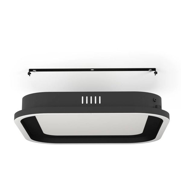 Eglo 900602 CALAGRANO LED Deckenleuchte 11W, 10W 375x375mm Schwarz Weiss Fernbedienung steuerbare Lichtfarbe dimmbar