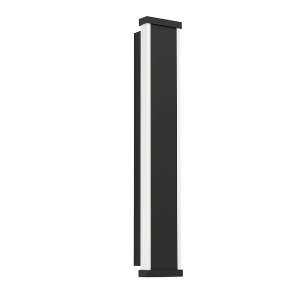 Eglo LED Außen-Wandleuchte Neviano 2-flammig 2x 3,7W warmweiss 3000K IP55 Schwarz Stahl 38x6,5cm 900676