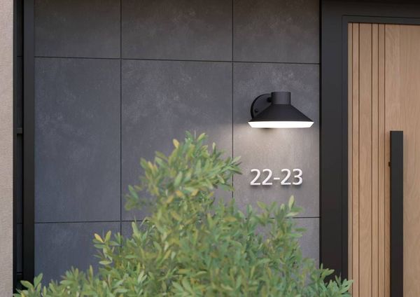 Eglo 900688 NINNARELLA LED Außen-Wand-/Deckenleuchte 4,6W Schwarz Weiss IP44