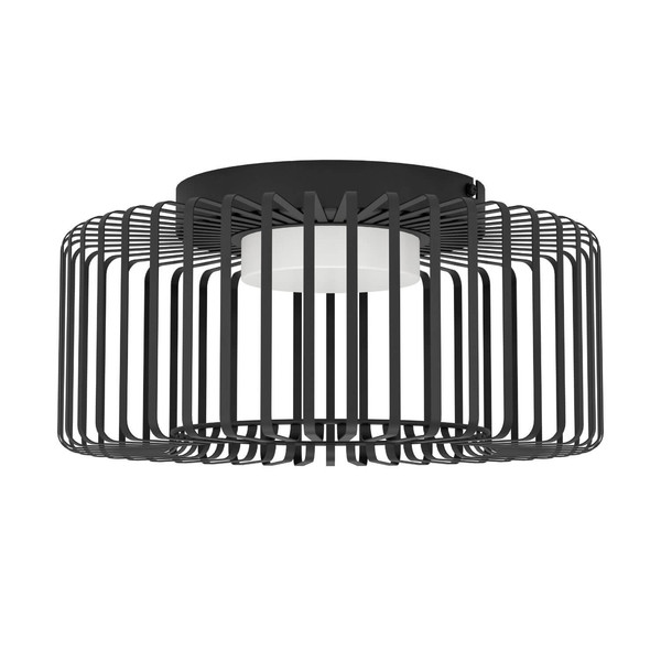 Eglo LED Deckenleuchte Ginestrone-Z Smart dimmbar 22W RGB CCT warm-/tageslichtweiss 2700-6500K Zigbee Schwarz Stahl Ø45cm 900722