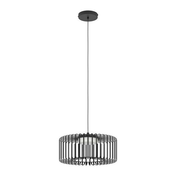 Eglo LED Pendelleuchte Ginestrone-Z Smart dimmbar 22W RGB CCT warm-/tageslichtweiss 2700-6500K Zigbee Schwarz Stahl Ø45cm 900723