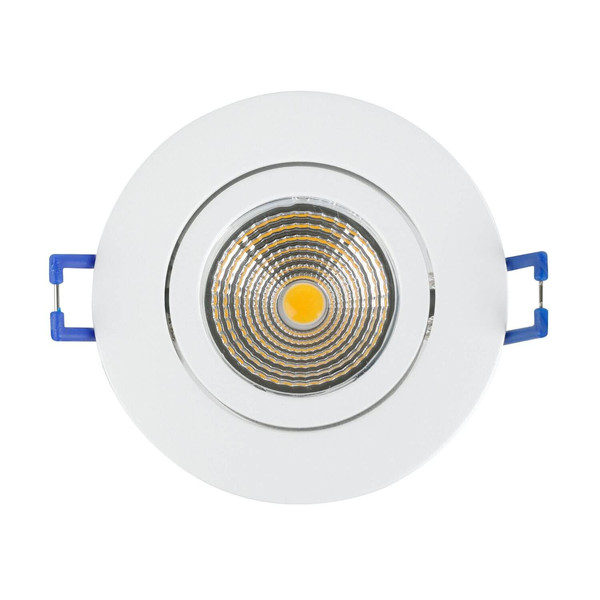 Eglo LED Einbauspot Saliceto 3-flammig dimmbar 3x 4,8W warmweiss 2700K Weiss Aluminium Ø9cm 900745
