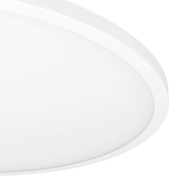 Eglo LED Deckenleuchte Sarsina-Z Smart dimmbar 41W CCT warm-/tageslichtweiss 2700-6500K Zigbee Weiss Aluminium Stahl Ø60cm 900759