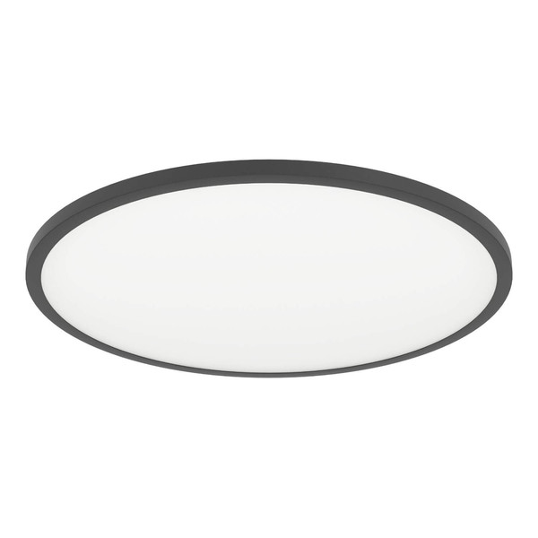 Eglo LED Deckenleuchte Sarsina-Z Smart dimmbar 41W CCT warm-/tageslichtweiss 2700-6500K Zigbee Schwarz Aluminium Stahl Ø60cm 900762