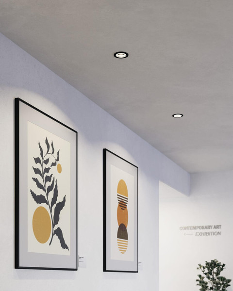Eglo LED Spot Carosso-Z Smart dimmbar 4,7W RGB CCT warm-/tageslichtweiss 2700-6500K Zigbee Schwarz Aluminium Ø9cm 900764