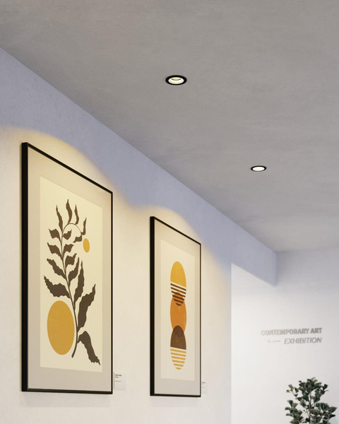 Eglo LED Spot Carosso-Z Smart dimmbar 4,7W RGB CCT warm-/tageslichtweiss 2700-6500K Zigbee Schwarz Aluminium Ø9cm 900764