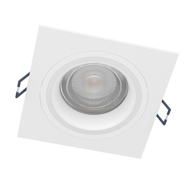 Eglo LED Spot Carosso-Z Smart dimmbar 4,7W RGB CCT warm-/tageslichtweiss 2700-6500K Zigbee Weiss Aluminium 9x9cm 900765