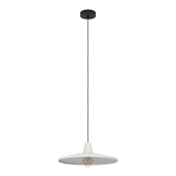 Eglo Pendelleuchte Miniere E27 Schwarz Grau Stahl Ø42cm 900833