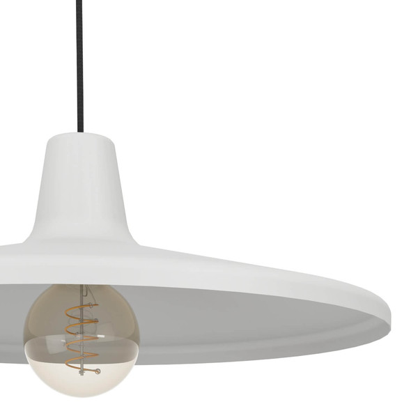 Eglo Pendelleuchte Miniere E27 Schwarz Grau Stahl Ø42cm 900833