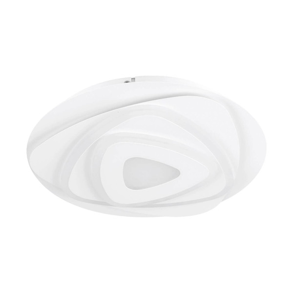 Eglo LED Deckenleuchte Palagiano 14,7W neutralweiss 4000K Weiss Satiniert Stahl Ø30cm 900863