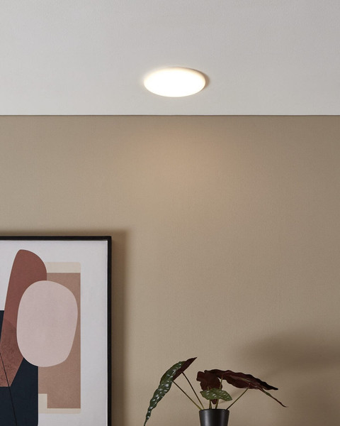 Eglo LED Einbauspot Rapita 11,5W warmweiss 3000K IP65 Weiss Aluminium Ø15,5cm 900964
