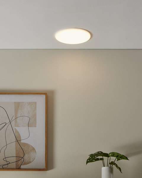 Eglo LED Einbauspot Rapita 18W warmweiss 3000K IP65 Weiss Aluminium Ø21,5cm 900965
