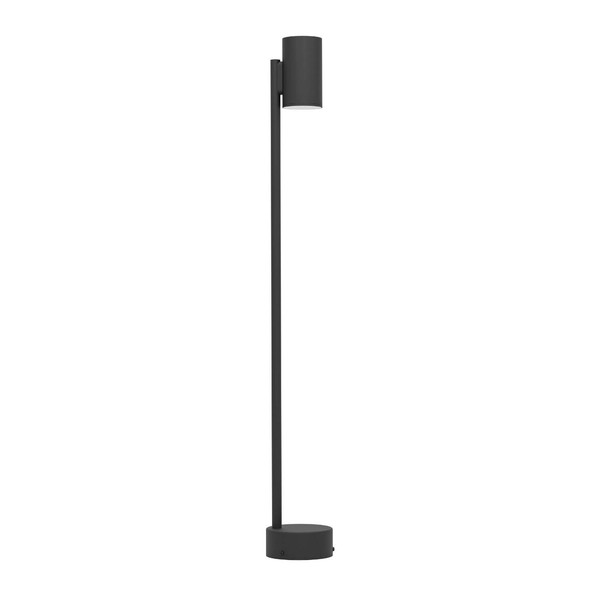 Eglo LED Außen-Stehleuchte Izzalini GU10 2,8W warmweiss 3000K IP44 Schwarz Stahl 85cm 900996