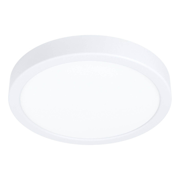 Eglo LED Aufbauleuchte Fueva 5 17W warmweiss 3000K Bewegungsmelder Weiss Stahl mit Sensor Ø21cm 901011