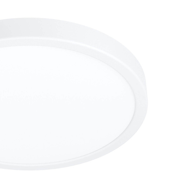 Eglo LED Aufbauleuchte Fueva 5 20,5W warmweiss 3000K Bewegungsmelder Weiss Stahl mit Sensor Ø28,5cm 901012