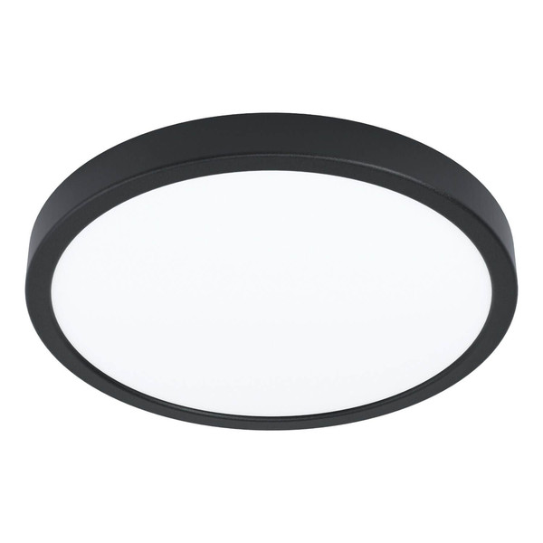 Eglo LED Aufbauleuchte Fueva 5 20,5W warmweiss 3000K Bewegungsmelder Schwarz Stahl mit Sensor Ø28,5cm 901014