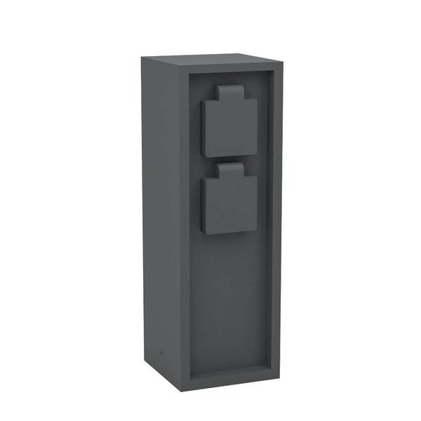 Eglo Zubehör Garten-Steckdosensäule Park 5 Anthrazit 30x10cm 901031