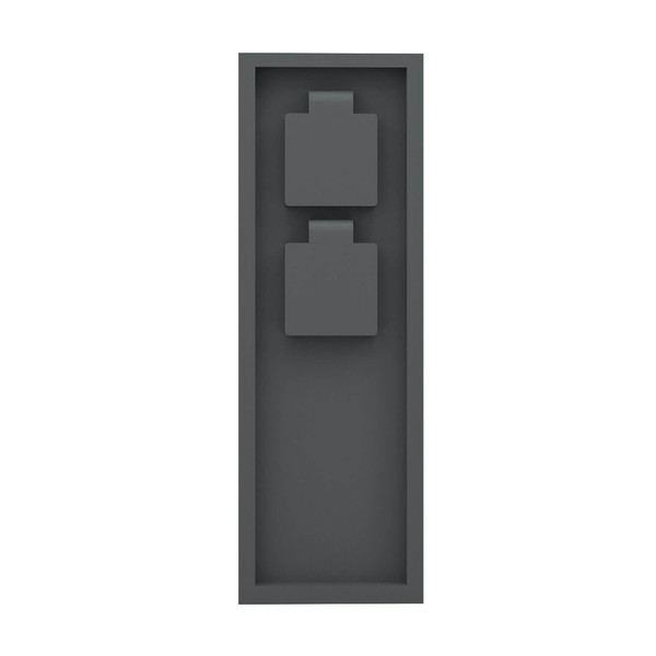 Eglo Zubehör Garten-Steckdosensäule Park 5 Anthrazit 30x10cm 901031