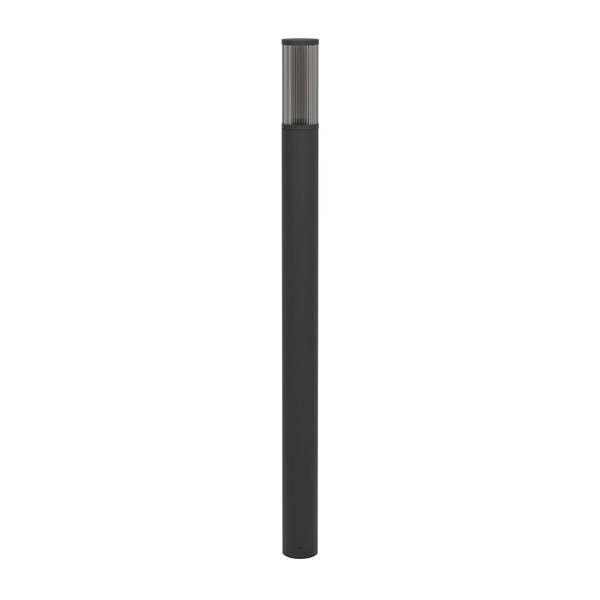 Eglo Außen-Stehleuchte Salle E27 IP54 Schwarz Schwarz-transparent Aluminium 110cm 901035