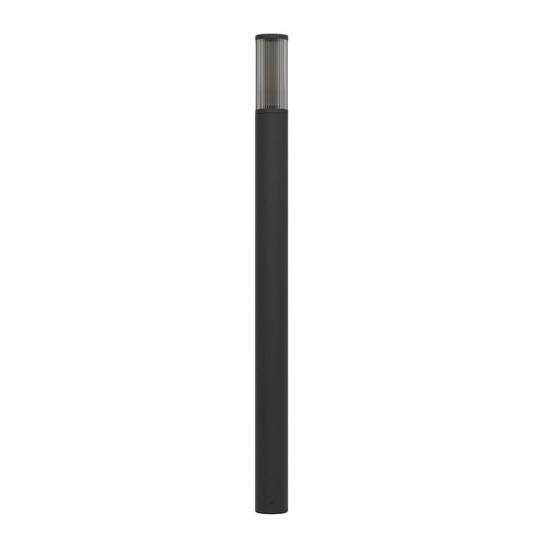 Eglo Außen-Stehleuchte Salle E27 IP54 Schwarz Schwarz-transparent Aluminium 110cm 901035