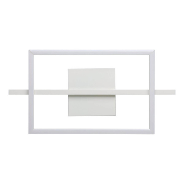 Eglo LED Deckenleuchte Amandolo dimmbar 17W RGB CCT warm-/tageslichtweiss 2700-6500K Weiss Aluminium Stahl 40x20cm 901116