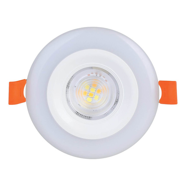 Eglo LED Einbauspot Calonge RGB 3-flammig dimmbar 3x 3,8W CCT warm-/tageslichtweiss 2700-6500K IP44 Weiss Ø10cm 901117