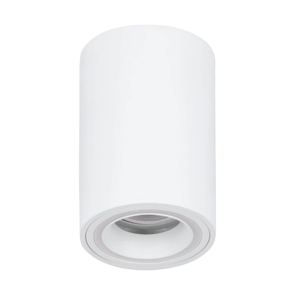 Eglo LED Aufbauleuchte Carosso-Z Smart GU10 dimmbar 4,9W RGB CCT warm-/tageslichtweiss 2700-6500K Zigbee Weiss Aluminium Ø8cm 901169