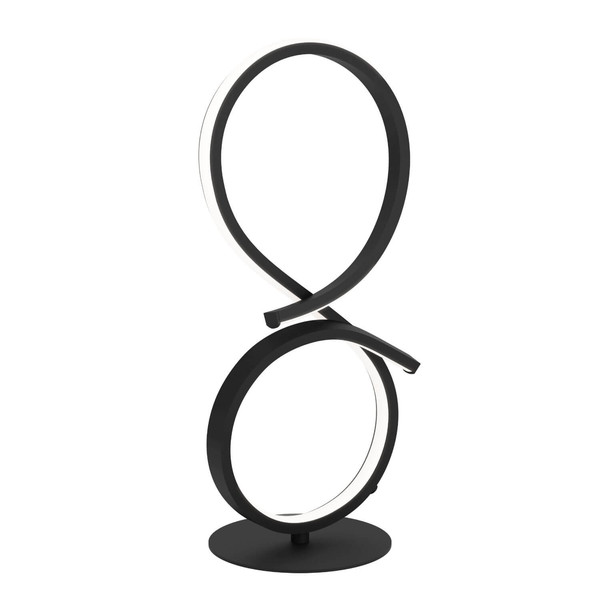 Eglo LED Tischleuchte Serpins 11,4W warmweiss 3000K Schwarz Aluminium Stahl 40,5x20,5cm 901269