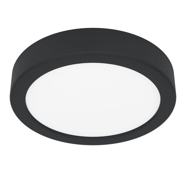 Eglo LED Aufbauleuchte Fueva 6 7,5W CCT warm-/neutral-/tageslichtweiss 2700/4000/6500K Schwarz Ø17cm 901297
