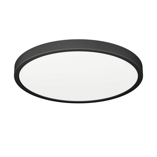 Eglo LED Aufbauleuchte Fueva 6 14,2W CCT warm-/neutral-/tageslichtweiss 2700/4000/6500K IP44 Schwarz Ø28cm 901326