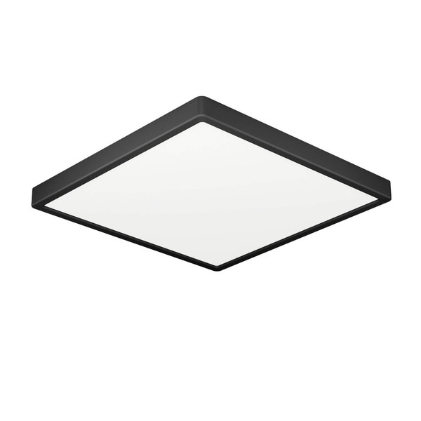 Eglo LED Aufbauleuchte Fueva 6 10,5W CCT warm-/neutral-/tageslichtweiss 2700/4000/6500K IP44 Schwarz 22x22cm 901329