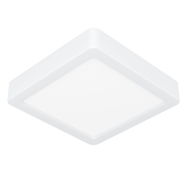 Eglo LED Aufbauleuchte Fueva 6 7W CCT warm-/neutral-/tageslichtweiss 2700/4000/6500K IP44 Weiss 15x15cm 901335