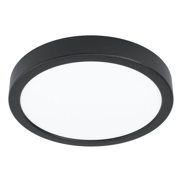 Eglo LED Aufbauleuchte Fueva 6-Z Smart dimmbar 11,2W RGB CCT warm-/tageslichtweiss 2700-6500K Zigbee IP44 Schwarz Ø21cm 901372