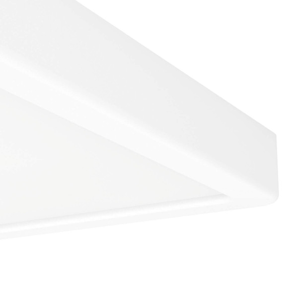 Eglo LED Aufbauleuchte Fueva 6-Z Smart dimmbar 10,5W RGB CCT warm-/tageslichtweiss 2700-6500K Zigbee IP44 Weiss 22x22cm 901378