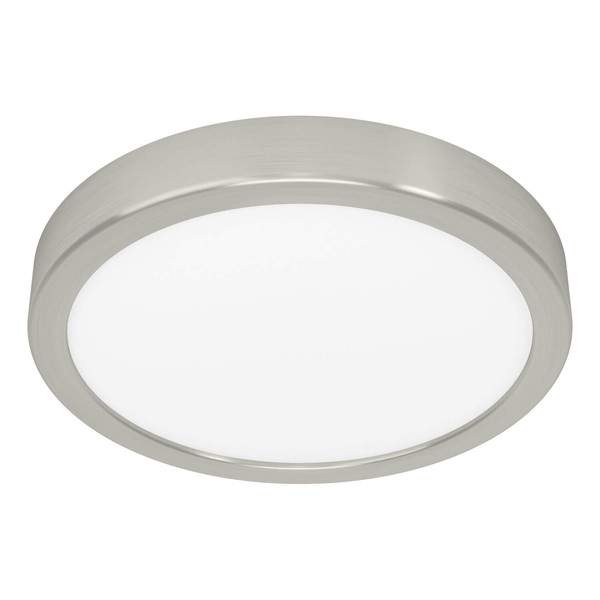 Eglo LED Aufbauleuchte Fueva 6-Z Smart dimmbar 11,2W RGB CCT warm-/tageslichtweiss 2700-6500K Zigbee IP44 Nickel-matt Stahl Ø21cm 901381