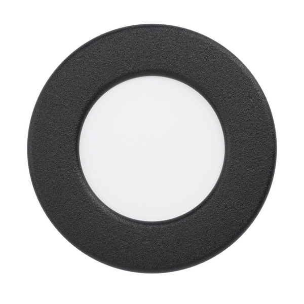 Eglo LED Einbauleuchte Fueva 6 3,7W CCT warm-/neutral-/tageslichtweiss 2700/4000/6500K Schwarz Ø9cm 901386