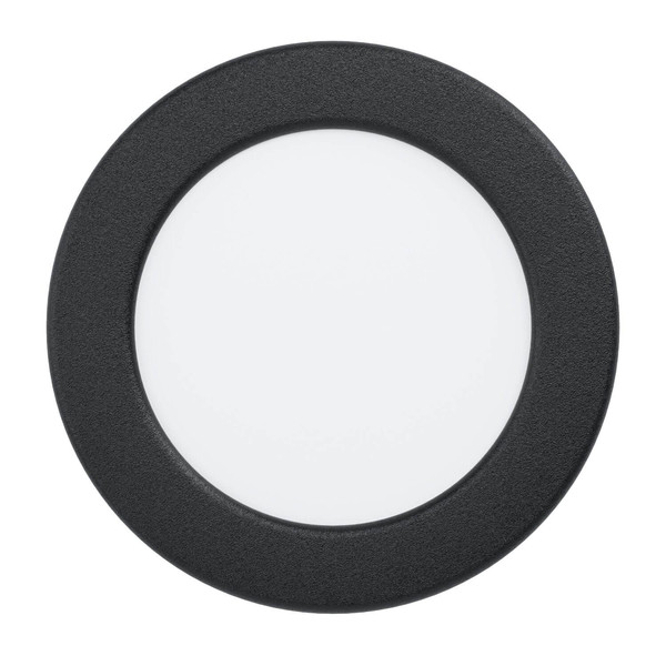 Eglo LED Einbauleuchte Fueva 6 6,3W CCT warm-/neutral-/tageslichtweiss 2700/4000/6500K Schwarz Ø12cm 901387