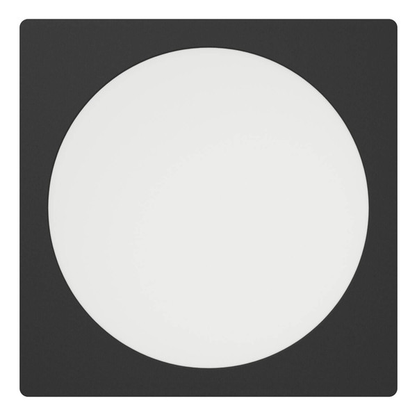Eglo LED Einbauleuchte Fueva 6 18,5W CCT warm-/neutral-/tageslichtweiss 2700/4000/6500K Schwarz 22x22cm 901393