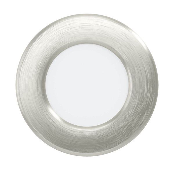 Eglo LED Einbauleuchte Fueva 6 3,7W CCT warm-/neutral-/tageslichtweiss 2700/4000/6500K Nickel-matt Ø9cm 901404