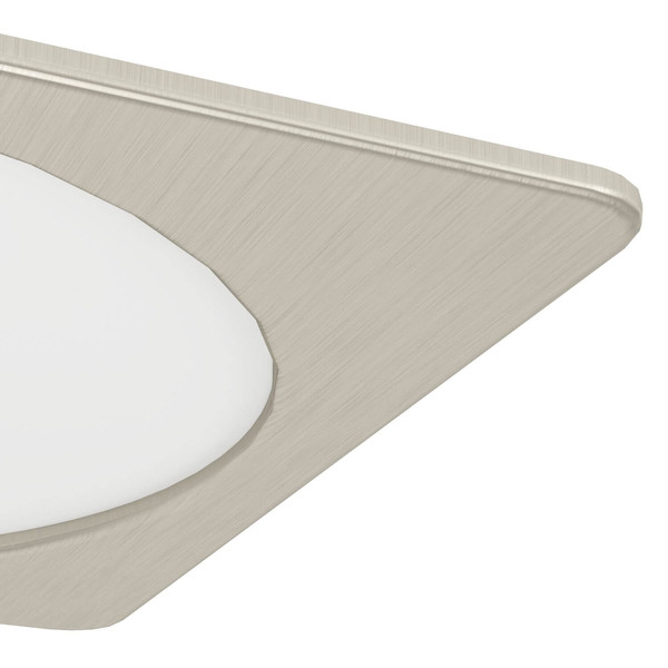 Eglo LED Einbauleuchte Fueva 6 18,5W CCT warm-/neutral-/tageslichtweiss 2700/4000/6500K Nickel-matt 22x22cm 901411