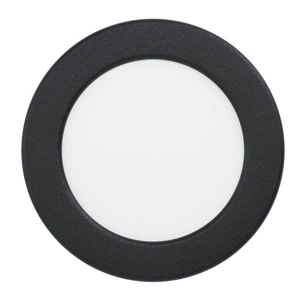 Eglo LED Einbauleuchte Fueva 6-Z Smart dimmbar 5W RGB CCT warm-/tageslichtweiss 2700-6500K Zigbee IP44 Schwarz Ø12cm 901426