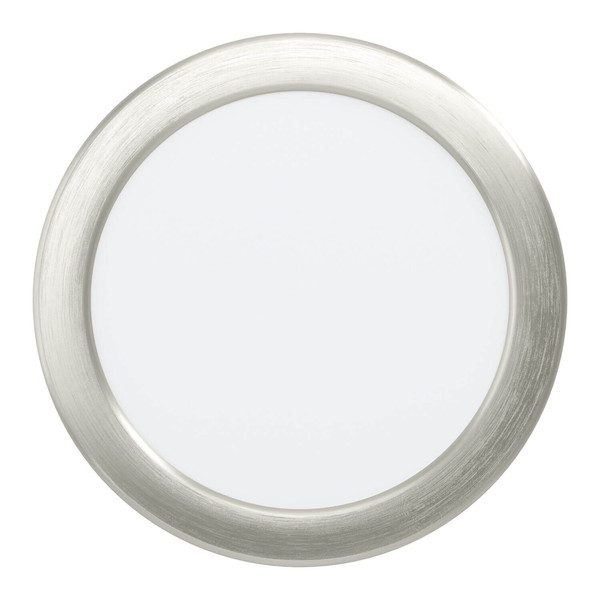 Eglo LED Einbauleuchte Fueva 6-Z Smart dimmbar 9,5W RGB CCT warm-/tageslichtweiss 2700-6500K Zigbee IP44 Nickel-matt Ø17cm 901436
