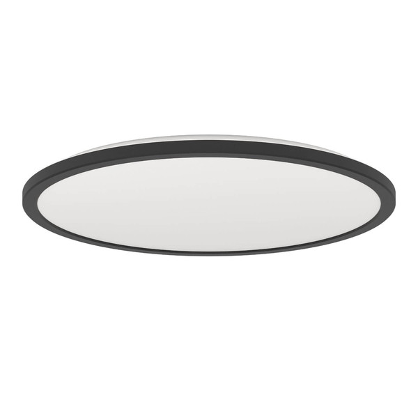 Eglo LED Deckenleuchte Rovito 16,8W CCT warm-/neutral-/tageslichtweiss 2700/4000/6500K IP44 Schwarz Ø50cm 901441