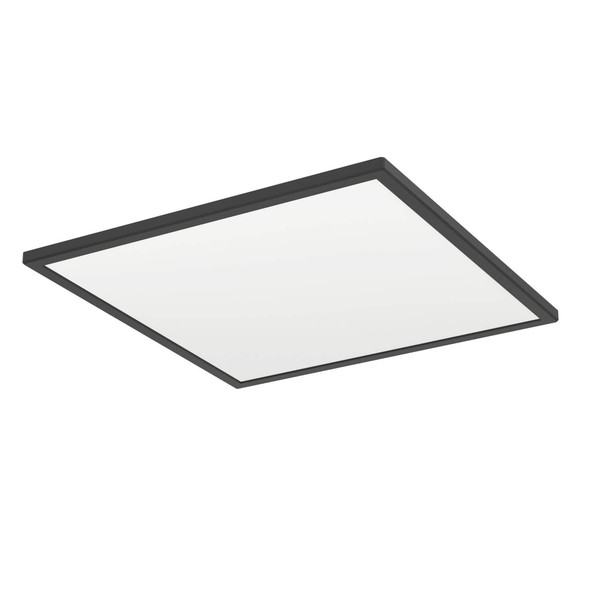 Eglo LED Deckenleuchte Rovito 17W CCT warm-/neutral-/tageslichtweiss 2700/4000/6500K IP44 Schwarz 50x50cm 901444