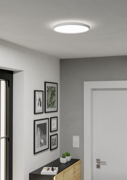 Eglo LED Deckenleuchte Rovito 13,9W CCT warm-/neutral-/tageslichtweiss 2700/4000/6500K IP44 Weiss Ø30cm 901446