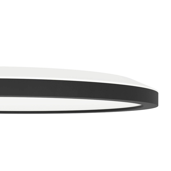 Eglo LED Deckenleuchte Rovito-Z Smart dimmbar 18,5W RGB CCT warm-/tageslichtweiss 2700-6500K Zigbee IP44 Schwarz Ø39cm 901464