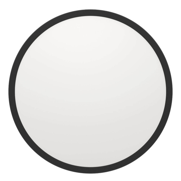 Eglo LED Deckenleuchte Rovito-Z Smart dimmbar 16,8W RGB CCT warm-/tageslichtweiss 2700-6500K Zigbee IP44 Schwarz Ø50cm 901465