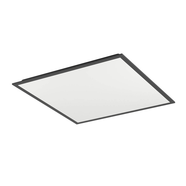 Eglo LED Deckenleuchte Moradillo-Z Smart dimmbar 33W RGB CCT warm-/tageslichtweiss 2700-6500K Zigbee Schwarz Stahl 59,5x59,5cm 901507
